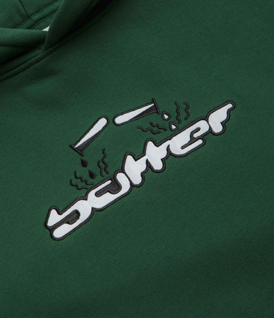 Butter Goods Corrosive Applique Hoodie - Forest Green