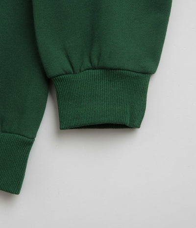 Butter Goods Corrosive Applique Hoodie - Forest Green