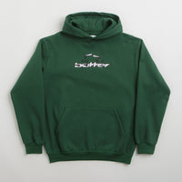 Butter Goods Corrosive Applique Hoodie - Forest Green thumbnail