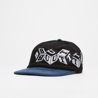 Butter Goods Cubes Cap - Black / Royal Blue thumbnail