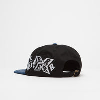 Butter Goods Cubes Cap - Black / Royal Blue thumbnail