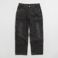 Butter Goods Davide Double Knee  Jeans - Washed Black thumbnail