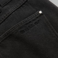 Butter Goods Davide Double Knee  Jeans - Washed Black thumbnail