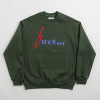 Butter Goods Device Crewneck Sweatshirt - Dark Green thumbnail