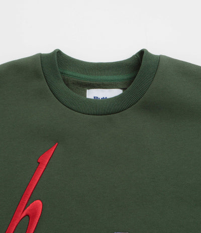 Butter Goods Device Crewneck Sweatshirt - Dark Green