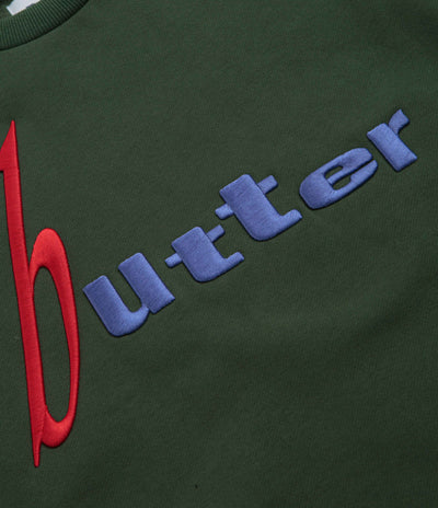 Butter Goods Device Crewneck Sweatshirt - Dark Green