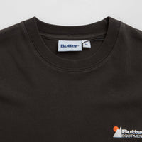 Butter Goods Distressed Pigment Dye T-Shirt - Black thumbnail