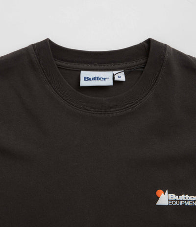 Butter Goods Distressed Pigment Dye T-Shirt - Black