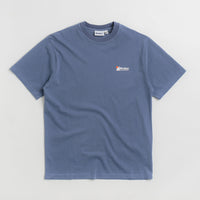 Butter Goods Distressed Pigment Dye T-Shirt - Moon Blue thumbnail