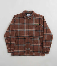 Butter Goods Dougie Plaid Overshirt - Rust / Black / White