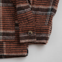 Butter Goods Dougie Plaid Overshirt - Rust / Black / White thumbnail