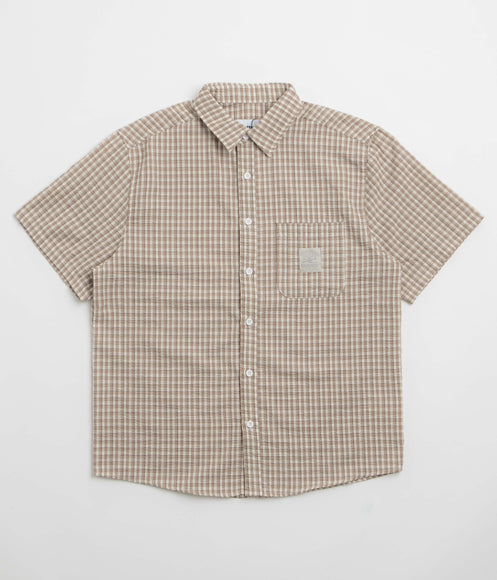 Butter Goods Equipment Short Sleeve Shirt - Taupe