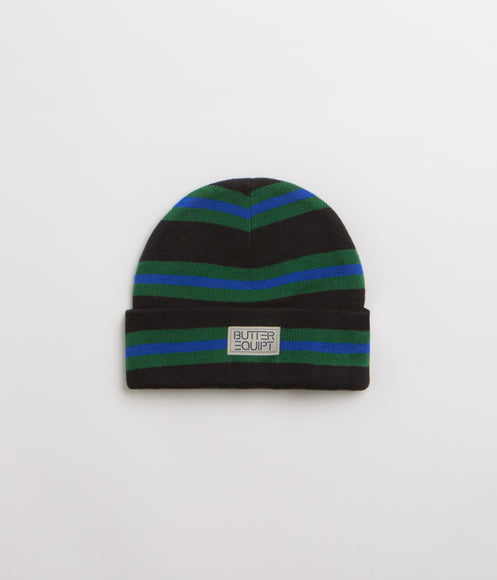 Butter Goods Equipt Beanie - Black / Green