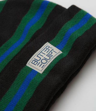 Butter Goods Equipt Beanie - Black / Green