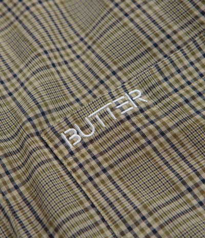 Butter Goods Equipt Plaid Shirt - Olive