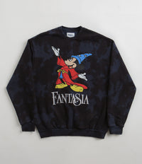 Butter Goods Fantasia Crewneck Sweatshirt - Navy Tie Dye