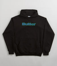 Butter Goods Felt Logo Applique Hoodie - Black