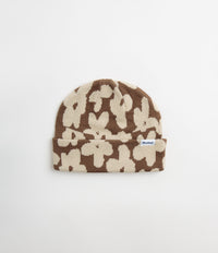 Butter Goods Floral Beanie - Brown