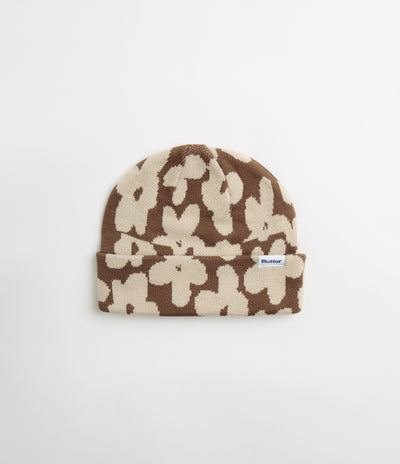 Butter Goods Floral Beanie - Brown