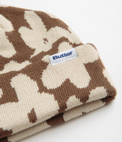 Butter Goods Floral Beanie - Brown