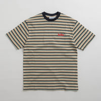 Butter Goods Gardens Stripe T-Shirt - Stone thumbnail