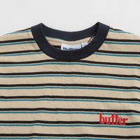 Butter Goods Gardens Stripe T-Shirt - Stone thumbnail