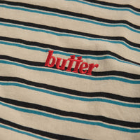 Butter Goods Gardens Stripe T-Shirt - Stone thumbnail