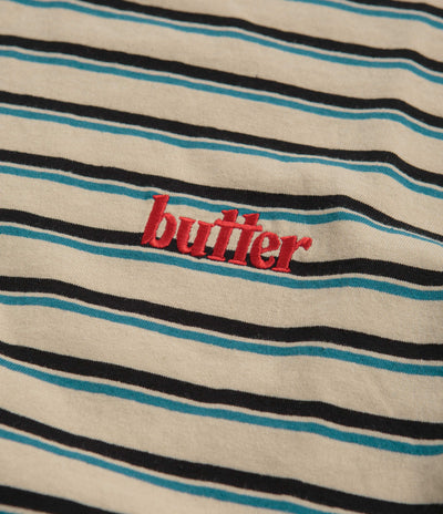 Butter Goods Gardens Stripe T-Shirt - Stone