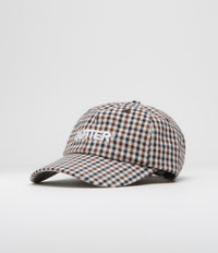 Butter Goods Gingham Cap - Brown / Navy