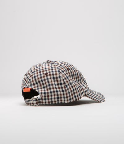 Butter Goods Gingham Cap - Brown / Navy