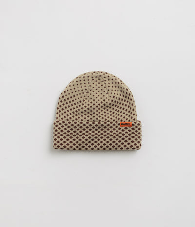 Butter Goods Halftone Cuff Beanie - Brown