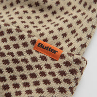 Butter Goods Halftone Cuff Beanie - Brown thumbnail