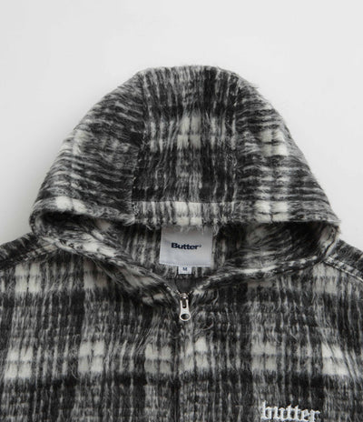 Butter Goods Heavy Plaid Work Jacket - Black / White