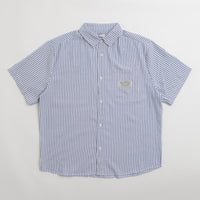 Butter Goods Hickory Short Sleeve Shirt - Blue Stripe thumbnail