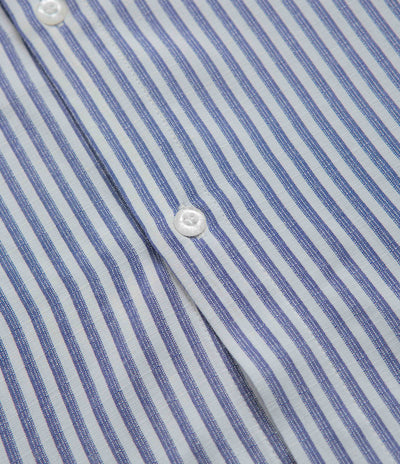 Butter Goods Hickory Short Sleeve Shirt - Blue Stripe