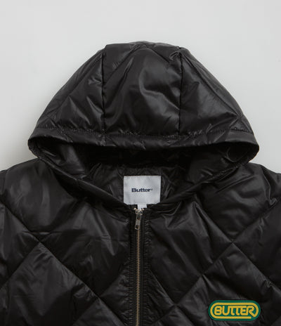 Butter Goods Hooded Work Jacket - Black