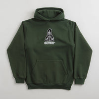 Butter Goods Hound Embroidered Hoodie - Dark Green thumbnail