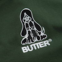 Butter Goods Hound Embroidered Hoodie - Dark Green thumbnail