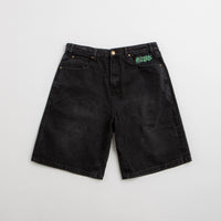 Butter Goods Ink Denim Shorts - Worn Black thumbnail