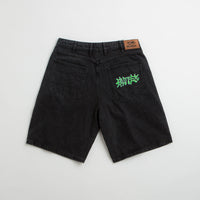 Butter Goods Ink Denim Shorts - Worn Black thumbnail