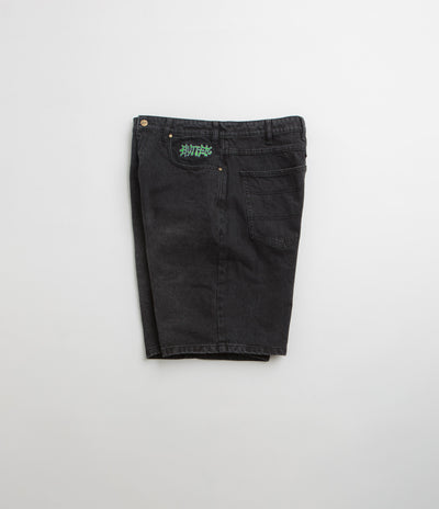 Butter Goods Ink Denim Shorts - Worn Black