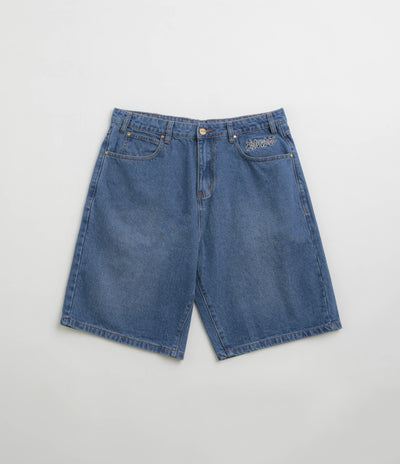 Butter Goods Ink Denim Shorts - Worn Blue