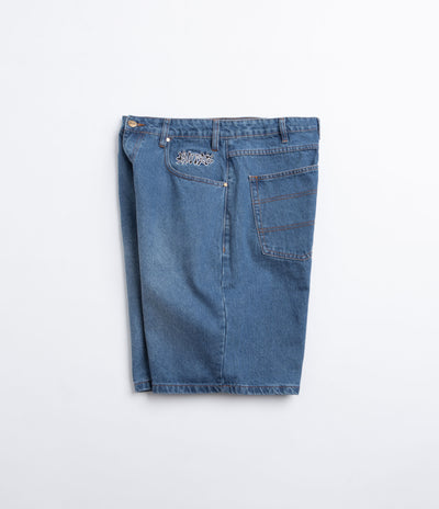 Butter Goods Ink Denim Shorts - Worn Blue