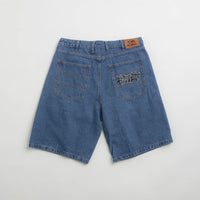 Butter Goods Ink Denim Shorts - Worn Blue thumbnail