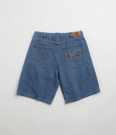 Butter Goods Ink Denim Shorts - Worn Blue