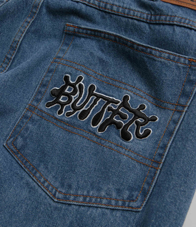 Butter Goods Ink Jeans - Worn Blue