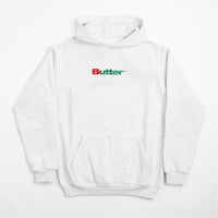 Butter Goods Internationale Embroidered Hoodie - Ash Grey thumbnail