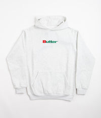 Butter Goods Internationale Embroidered Hoodie - Ash Grey