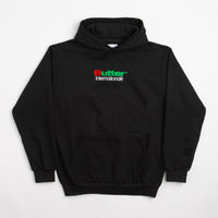 Butter Goods Internationale Embroidered Hoodie - Black thumbnail