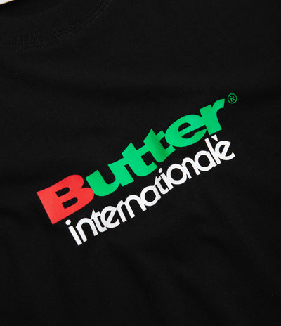 Butter Goods Internationale T-Shirt - Black